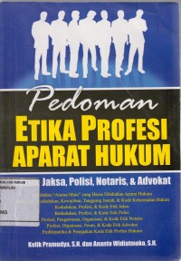 Image of Pedoman Etika Profesi Aparat Hukum
