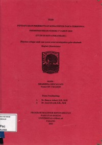 Image of Pendaftaran persekutuan komanditer pasca terbitnya Permenkumham Nomor 17 Tahun 2018 (studi di kota Pekanbaru)