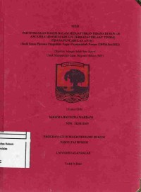 Image of Pertimbangan Hakim Dalam Menjatuhkan Pidana Di Bawah Ancaman Minimum Khusus Terhadap 
Pelaku Tindak Pidana Pencabulan Anak: (Studi Kasus Putusan Pengadilan Negeri Payakumbuh Nomor
120/Pid.Sus/2022)
