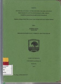 Image of Pengelolaan aparatur sipil negara (ASN) dan masyarakat lainnya oleh Badan  zakat Nasional (Baznas) Kab. Pasaman