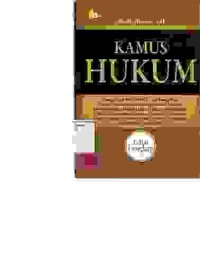 Image of Kamus Hukum