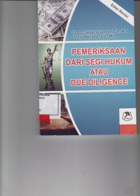 Image of Pemeriksaan dari segi hukum atau due diligence