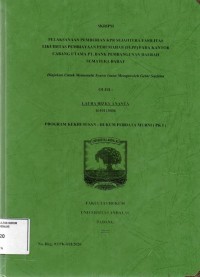Image of Pelaksanaan pemberian KPR Sejahtera Fasilitas Likuiditas Pembiayaan Perumahan (FLPP) pada kantor cabang utama PT. Bank Pembangunan Daerah Sumatera Barat