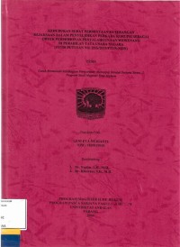Image of Kedudukan surat permintaan keterangan kejaksaan dalam penyelidikan perkara Korupsi sebagai obyek permohonan penyalahgunaan wewenang di peradilan Tata usaha Negara (studi putusan No. 25/G/2015/PTUN-MDN)