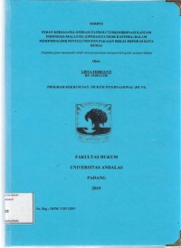Image of Peran kerjasama operasi Patroli Terkoordinasi Kastam Indonesia - Malaysia (Operasi Patkor Kastima) dalam Meminilisir penyeludupan pakaian bekas  Impor di kota Dumai