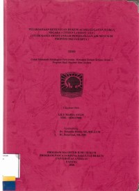 Image of Pelaksanaan ketentuan hukum acara gugat warga negara (Citizen Lawsut / CLS)  (studi kasus swastanisasi pengelolaan air minum di propinsi DKI Jakarta)