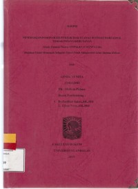 Image of Penebangan pohon oleh pemilik hak ulayat ditinjau dari aspek tindak pidana kehutanan (studi : putusan No. 129/Pid.B/2017/PNLbb)