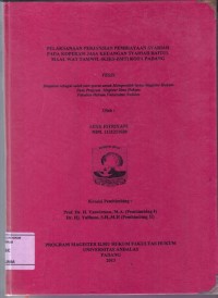 Image of Pelaksanaan Perjanjian Pembiayaan Syariah Pada Koperasi Jasa Keuangan Syariah Baitul Maal Wat Tamwil ( KJKS-BMT ) Kota Padang