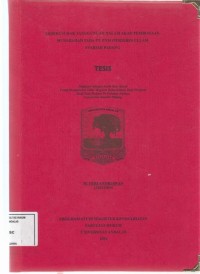 Image of Eksekusi Hak Tanggungan dalam akad pembiayaan murabahah pada PT. PNM (peersero) ULLAM Syariah Padang