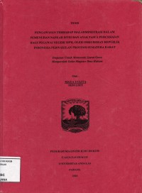 Image of Pengawasan Terhadap Maladministrasi Dalam Pemunuhan nafkah istri dan Anak Pasca Perceraian bagi Pegawai Negeri Sipil Oleh Ombudsman republik Indonesia Perwakilan Provinsi Sumatera barat