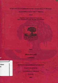 Image of Penetapan Batas Bidang Tanah Antara HGU PT Mutiara Agam Dengan Kud Tiku V Jorong