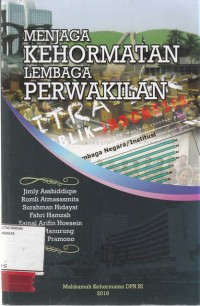 Image of Menjaga kehormatan Lembaga Perwakilan