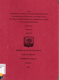 Image of Koordinasi Fungsional Antara Penyidik Polri Dengan Penyidik Polri Dengan Penyidik Pegawai Negeri Dalam Melakukan Penyidikan Terhadap Tindak Pidana Perdangangan Ilegal Satwa Liar Di Provinsi Riau