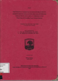 Image of Pertimbangan hakim dalam menjatuhkan pidana minimum khusus sebagai efek jera dalam perkara tindak pidana pencabulan terhadap anak (studi kasus di pengadilan Negeri Padang Panjang)