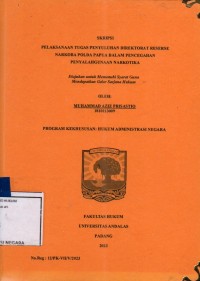 Image of Pelaksanaan tugas penyuluhan Direktorat Reserse Narkoba Polda Papua dalam pencegahan penyalahgunaan narkotika