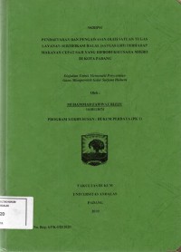 Image of Pendaftaran dan pengawasan oleh satuan tugas layanan sertfikasi Halal (SATGAS LSH) terhadap makanan cepat saji yang diproduksi usaha mikrodi Kota padang