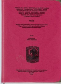 Image of pengawasan DPRD terhadap peraturan bupati tentang penjabaran anggaran pendapatan belanja daerah kabupaten kerinci setelah berlakunya undang undang  nomor 32 thn 2004 tentang pemerintahan daerah