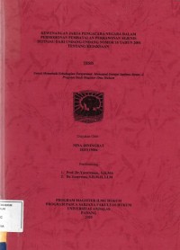 Image of Kewenangan jaksa pengacara negara dalam permohonan pembatalan perkawinan sejenis ditinjau dari UU No. 16 tahun 2004 tentang Kejaksaan