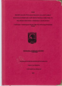 Image of Proses lelang pengadaan barang/jasa dan akibat hukum bagi pemenang yang mengundurkan diri pada PT. Pelabuhan Indonesia I I(persero) cabang Dumai