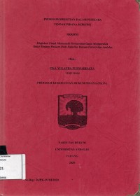 Image of Proses pembuktian dalam perkara tindak pidana korupsi