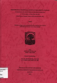 Image of Pertimbangan Hakim Dalam Penjatuhan Pidana penjara Di bawah Ancaman Pidana Minimum Khusus Di Pengadilan Negeri Solok (Studi Kasus putusan Nomor 40/Pid.Sus/2014/Pn.Slk)
