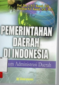 Image of Pemerintahan Daerah Di Indonesia hukum administrasi Daerah