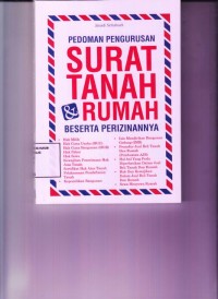 Image of Pedoman pengurusan surat tanah & rumah beserta perizinannya