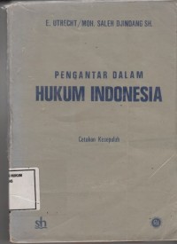 Image of Pengantar dalam hukum Indonesia