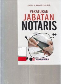 Image of Peraturan Jabatan Notaris