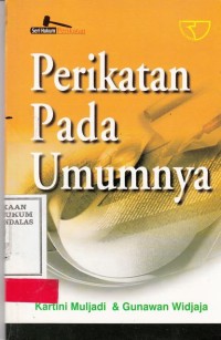 Image of Perikatan Pada Umumnya