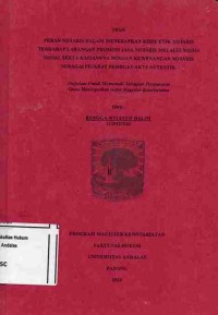 Image of Peran Notaris Dalam Menerapkan Kode Etik Notaris Terhadap Larangan Promosi Jasa Notaris Melalui
Media Sosial Serta Kaitannya Dengan Kewenangan Notaris Sebagai Pejabat Pembuat Akta Autentik