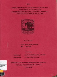 Image of Penetapan Prinsip Tata Kelola Perusahaan yang baik (good corporate governane-gcg) oleh direksi dalam pengelolaan lembaga perbankan (studi kasus pada PT BPR Dharma Nagari)