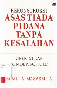 Image of Rekontruksi Asas Tiada pidana tanpa Keasalahan