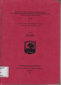 Image of Kedudukan kitab Kuning bagi Hakim dalam penyelesaian sengketa ekonomi syariah di pengadilan agama kelas I.B Bukitinggi