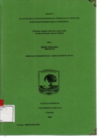 Image of Status Badan Hukum Perseroan Perorangan ditinjau dari hukum perusahaan Indonesia