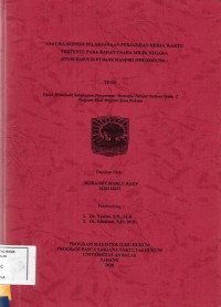 Image of Analisa konsep pelaksanaan perjanjian kerja waktu tertentu pada badan usaha milik negara ( studi kasus di PT Bank Mandiri (PERSERO) Tbk)