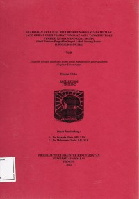 Image of Keabsahan Akta Jual Beli Menggunakan Kuasa Mutlak Yang Dibuat Oleh Pejabat Akta 
Tanah Setelah pemberi Kuasa Meninggal Dunia (Studi Putusan Pengadilan Negeri Lubuk
Basung Nomor 16/PDT.G/2016/PN.Lbb)