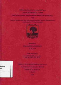 Image of Pembagian Harta Warisan Kepada Ahli Waris Berbeda Agama (Studi Kasus Penetapan Pengadilan 
Agama Nomor:6/Pdt.P/2022/PA.Crp)