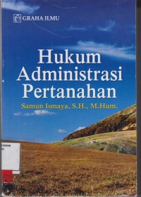 Image of Hukum administrasi pertanahan