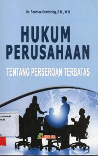 Image of Hukum perusahaan tentang perseroan terbatas
