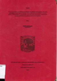 Image of Tinjauan Hukum Terhadap Praktik Pembuatan Surat Kuasa Membebankan Hak Tanggungan Dengan Klausula Tidak Dapat Berakhir Oleh Sebab Apapun Juga Walaupun Pemberi Kuasa Meninggal Dunia Di Kota Padang