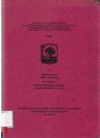 Image of Pertanggung jawaban pidana dalam tindak pidana korupsi pengadaan tanah IAIN Imam Bonjol Padang tahun 2010 (studi putusan No. 26/Pid.Sus/TPK/2016/PN/Pdg)