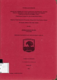 Image of Tinjauan yuiridis putusan hakim dalamm perkara tindak pidana skimming yang dilakukan melalui mesin anjungan tunai mandiri (atm) (studi kasus putusan No. 282/Pid.Sus/2020/Pn.Mks)