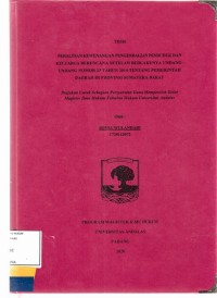 Image of Peralihan kewenangan pengendalian penduduk dan keluarga Berencana setelah berlakunya undang undang No. 23 Tahun 2014 tentang Pemerintah Daerah Propinsi Sumatera Barat