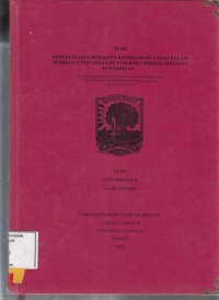 Image of Penyelesaian sengketa konsolidasi tanah tanah dalam pembangunan jalan By Pass kota Padang melalui pengadilan
