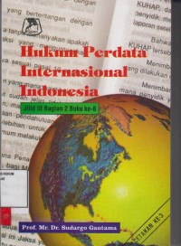 Image of Hukum Perdata Internasional Indonesia jilid III Bagian 2 Buku ke-8