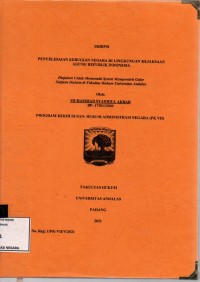 Image of Penyelesaian kerugian negara di lingkungan Kejaksaan Agung Republik Indonesia