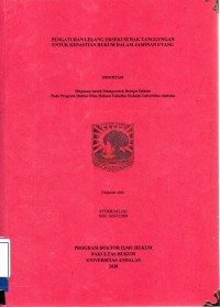 Image of Pengaturan Lelang Eksekusi Hak Tanggungan untuk kepastian hukum dalam jaminan utang