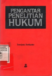Image of Pengantar Penelitian Hukum