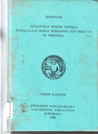 Image of Enviromental mediation the north american experiences and potetial applicability in Indonesia